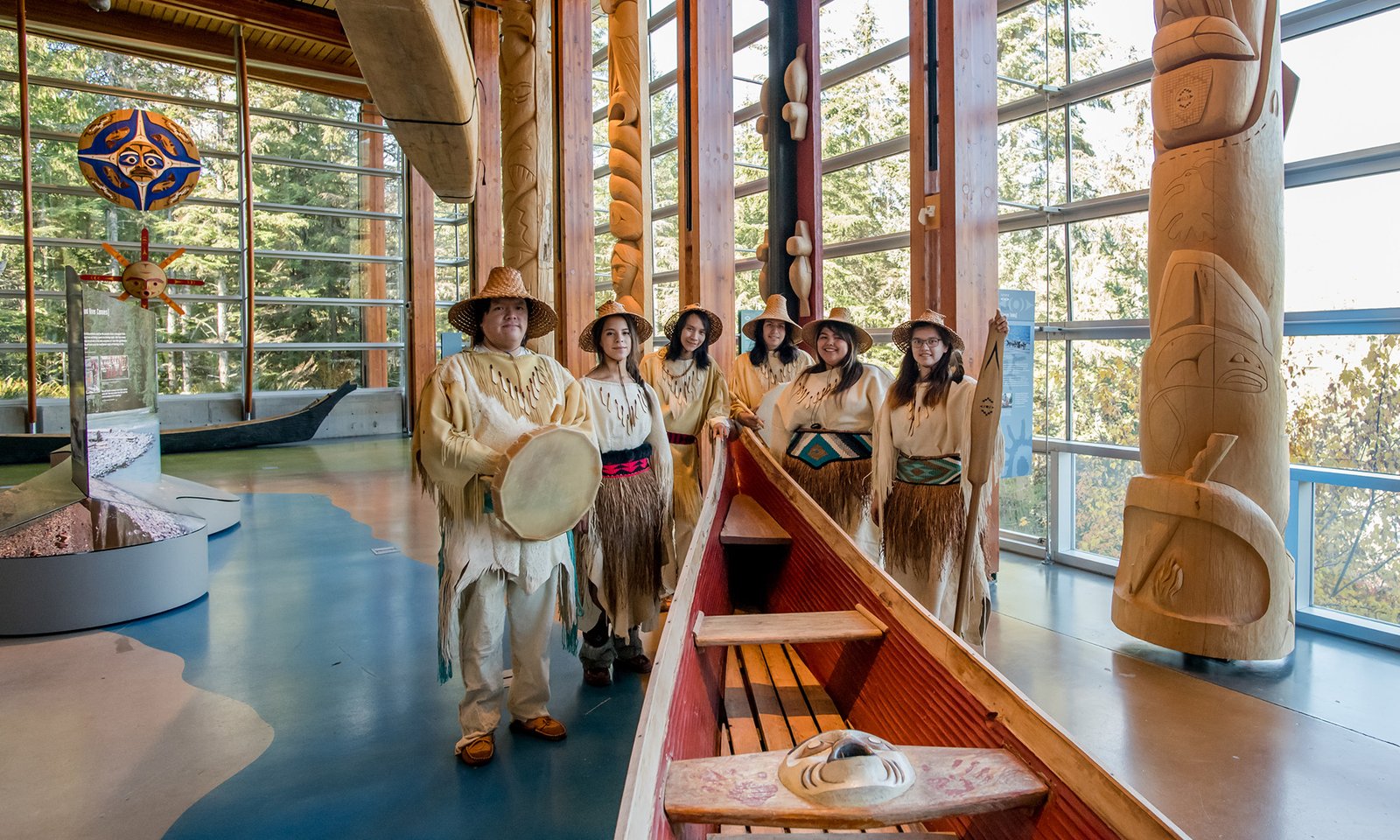 Cultural Centre museum hall and exhibits